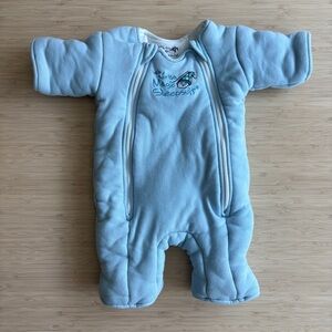 blue baby Merlin’s magic sleepsuit